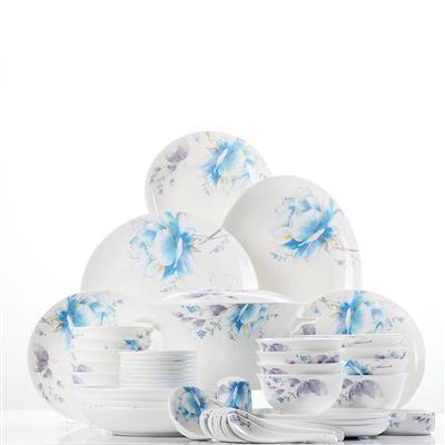 呃呃啊啊啊啊插我逼视频48头聆听花开骨瓷礼品餐具套装